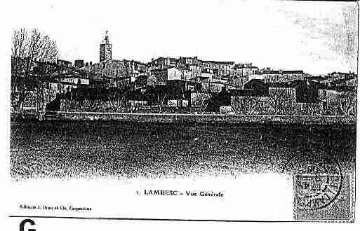 Ville de LAMBESC Carte postale ancienne