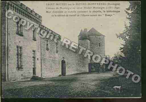 Ville de LAMOTHEMONTRAVEL Carte postale ancienne