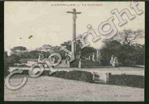 Ville de LANDELLESETCOUPIGNY Carte postale ancienne