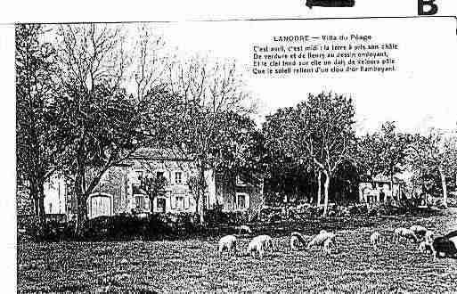 Ville de LANOBRE Carte postale ancienne