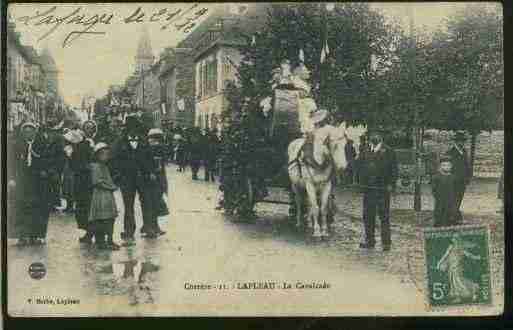 Ville de LAPLEAU Carte postale ancienne