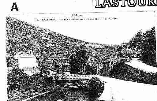 Ville de LASTOURS Carte postale ancienne