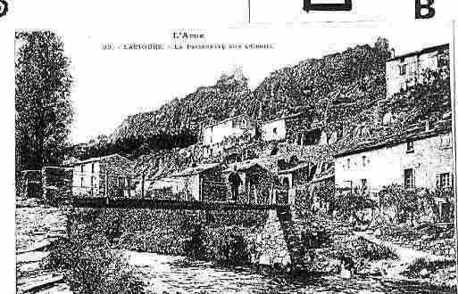 Ville de LASTOURS Carte postale ancienne