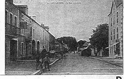 Ville de LAUMES(LES) Carte postale ancienne