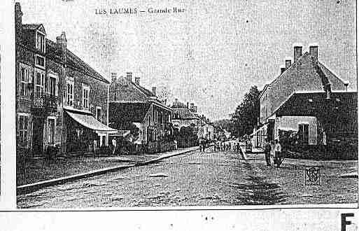 Ville de LAUMES(LES) Carte postale ancienne