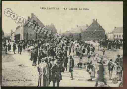 Ville de LAUMES(LES) Carte postale ancienne