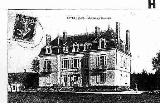 Ville de LEVET Carte postale ancienne