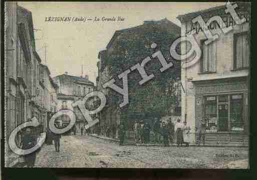 Ville de LEZIGNANCORBIERES Carte postale ancienne