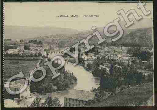 Ville de LIMOUX Carte postale ancienne