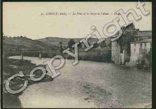 Ville de LIMOUX Carte postale ancienne