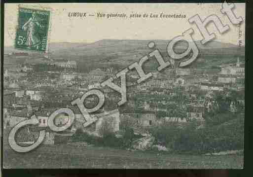 Ville de LIMOUX Carte postale ancienne