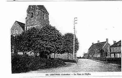 Ville de LINGEVRES Carte postale ancienne