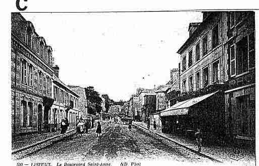 Ville de LISIEUX Carte postale ancienne