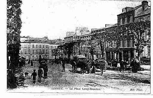 Ville de LISIEUX Carte postale ancienne