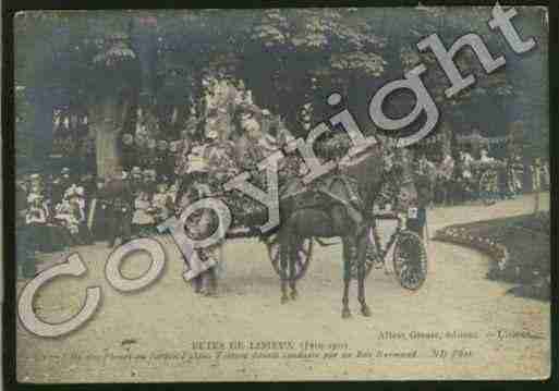 Ville de LISIEUX Carte postale ancienne