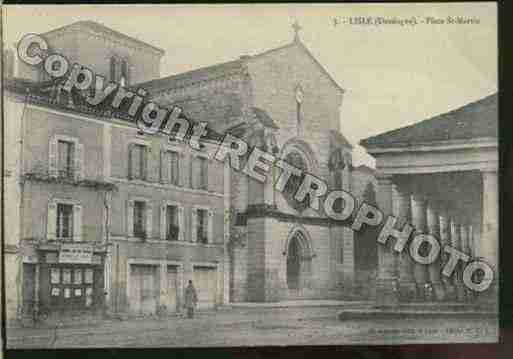 Ville de LISLE Carte postale ancienne