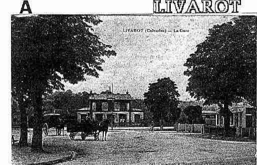 Ville de LIVAROT Carte postale ancienne