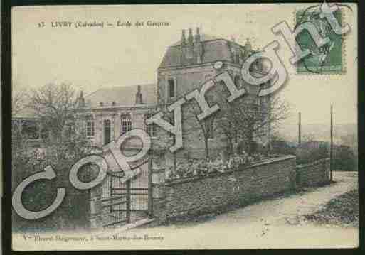 Ville de LIVRY Carte postale ancienne