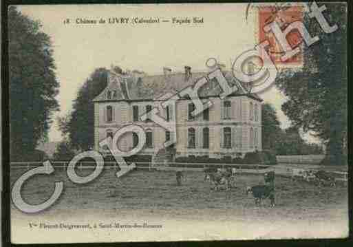 Ville de LIVRY Carte postale ancienne