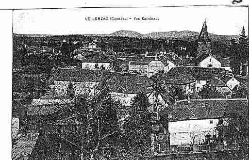 Ville de LONZAC(LE) Carte postale ancienne
