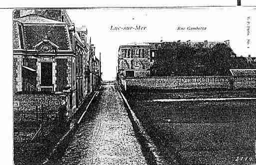 Ville de LUCSURMER Carte postale ancienne