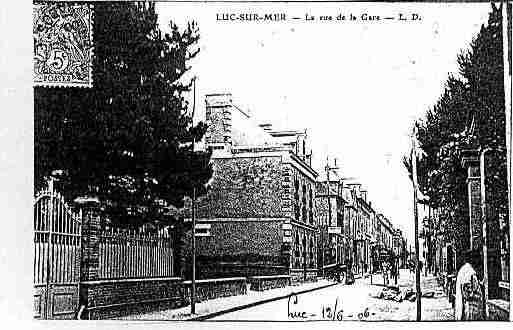 Ville de LUCSURMER Carte postale ancienne