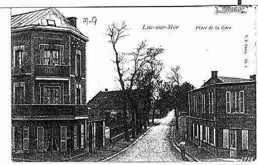 Ville de LUCSURMER Carte postale ancienne