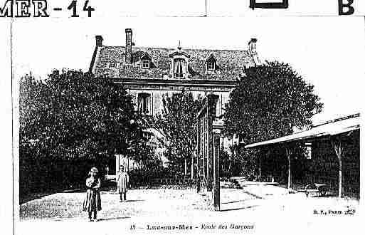 Ville de LUCSURMER Carte postale ancienne