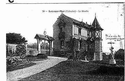 Ville de LUCSURMER Carte postale ancienne