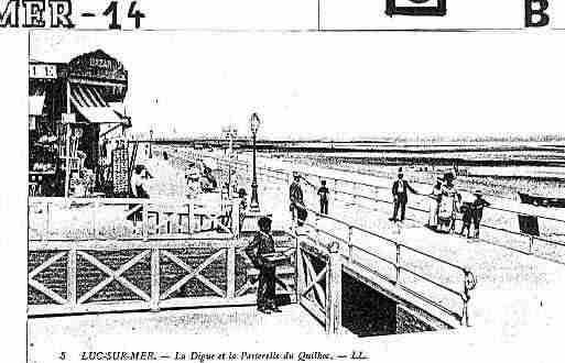 Ville de LUCSURMER Carte postale ancienne