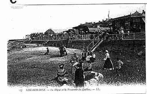 Ville de LUCSURMER Carte postale ancienne