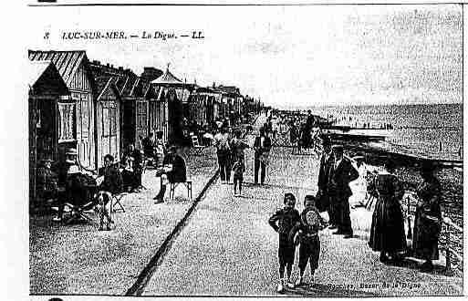 Ville de LUCSURMER Carte postale ancienne