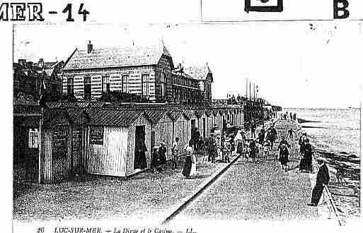 Ville de LUCSURMER Carte postale ancienne