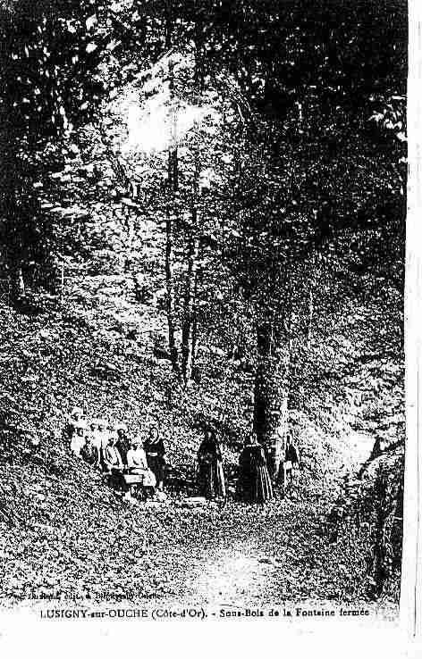 Ville de LUSIGNYSUROUCHE Carte postale ancienne Ville de LUSIGNYSUROUCHE Carte postale ancienne