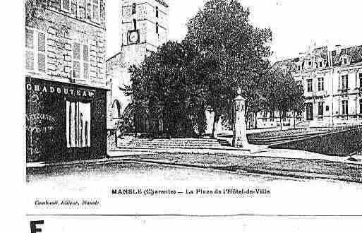 Ville de MANSLE Carte postale ancienne