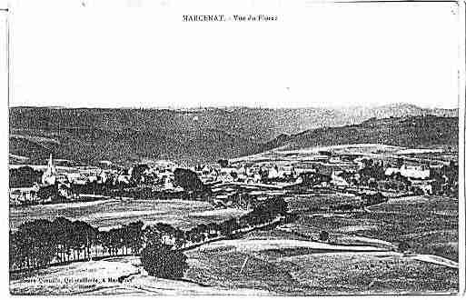 Ville de MARCENAT Carte postale ancienne