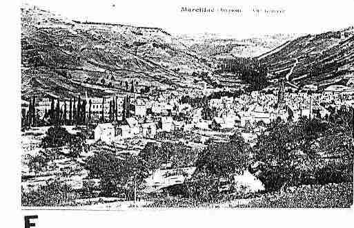 Ville de MARCILLACVALLON Carte postale ancienne