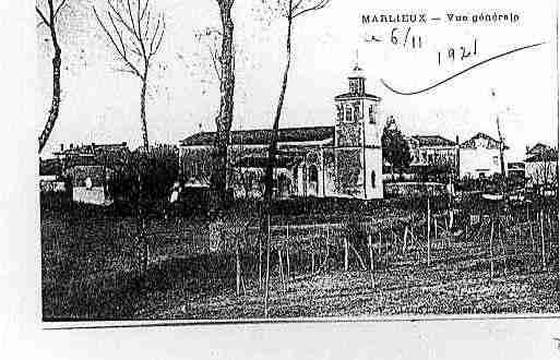 Ville de MARLIEUX Carte postale ancienne