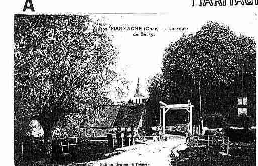 Ville de MARMAGNE Carte postale ancienne