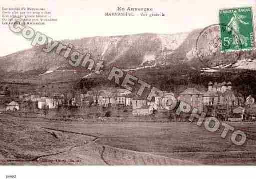 Ville de MARMANHAC Carte postale ancienne