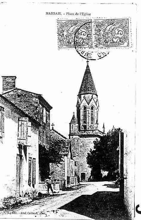 Ville de MARSILLY Carte postale ancienne