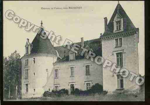 Ville de MASSERET Carte postale ancienne