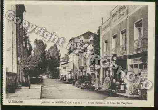 Ville de MASSIAC Carte postale ancienne