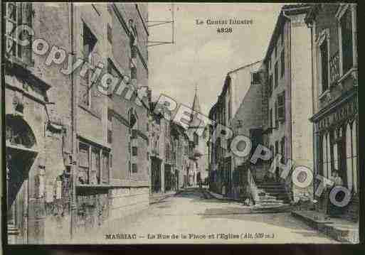 Ville de MASSIAC Carte postale ancienne