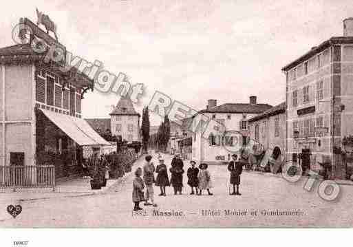 Ville de MASSIAC Carte postale ancienne