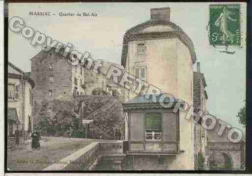 Ville de MASSIAC Carte postale ancienne