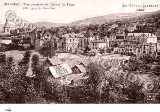 Ville de MASSIAC Carte postale ancienne