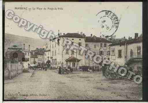 Ville de MASSIAC Carte postale ancienne