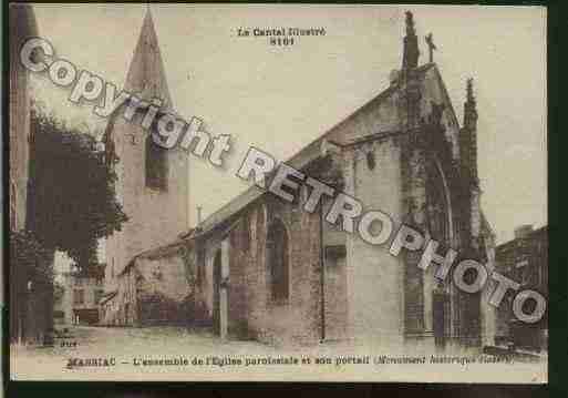 Ville de MASSIAC Carte postale ancienne