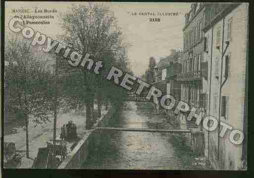 Ville de MASSIAC Carte postale ancienne